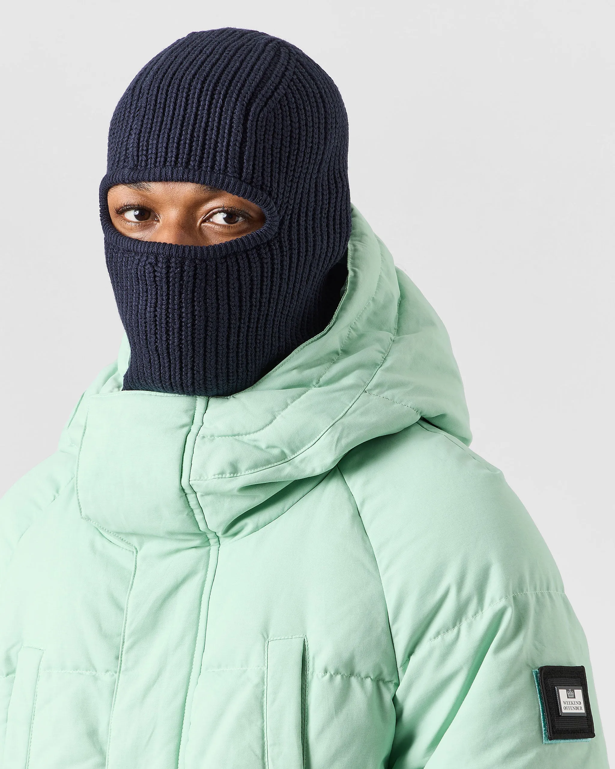 Oden Rib Balaclava Navy