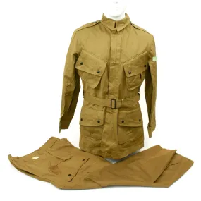 Original U.S. WWII Unissued M1942 Paratrooper Uniform - M42 Jump Jacket and Trousers