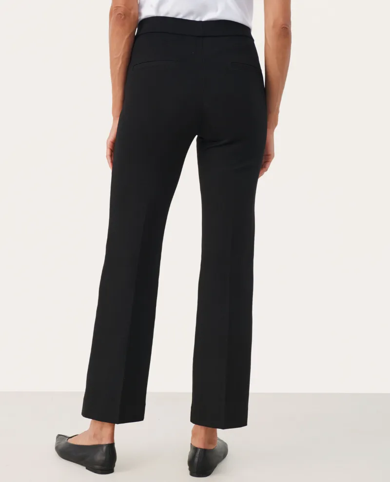 Part Two Ponta Black Jersey Trousers