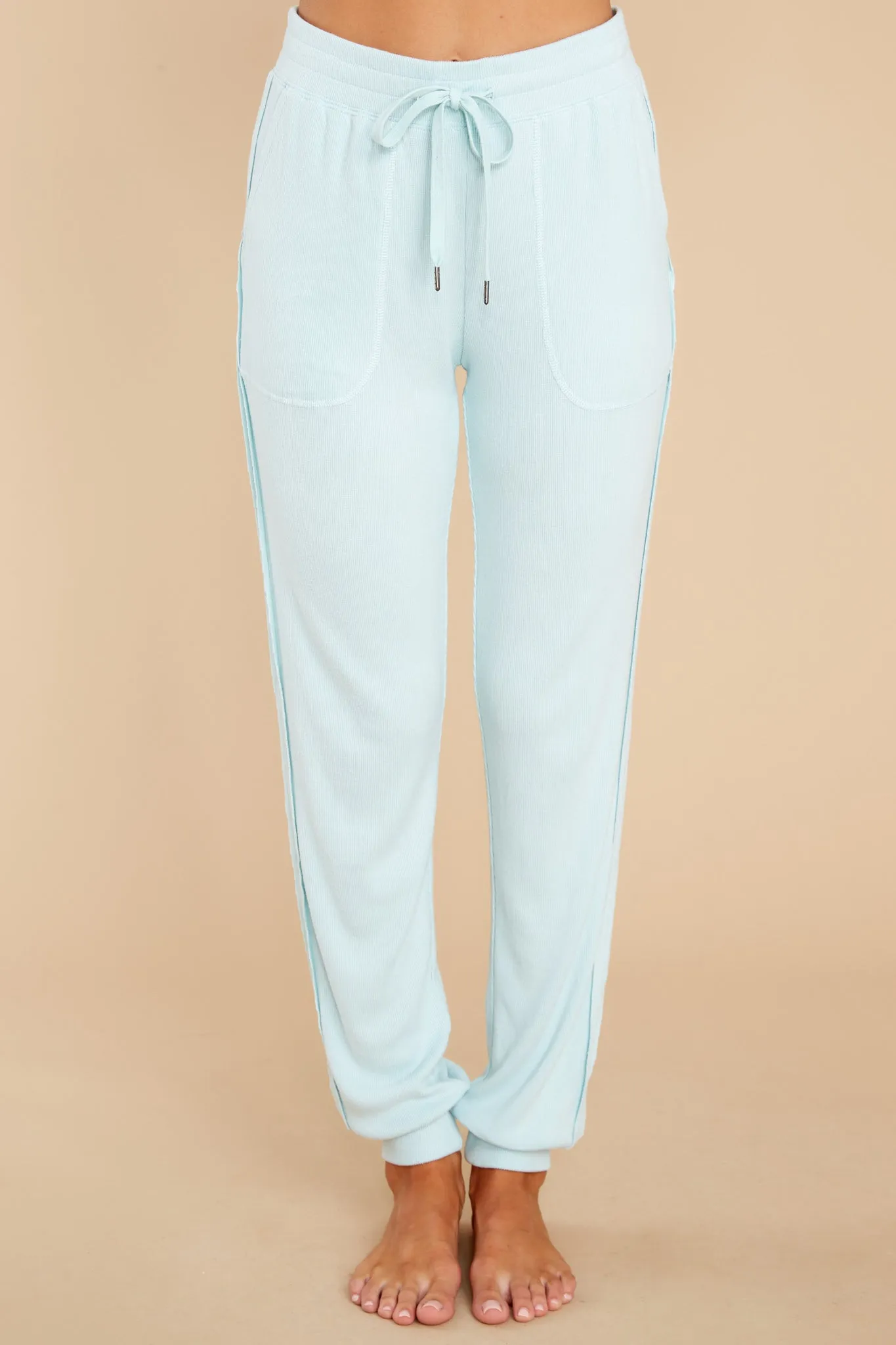 Pastel Dreams Seafoam Banded Pants