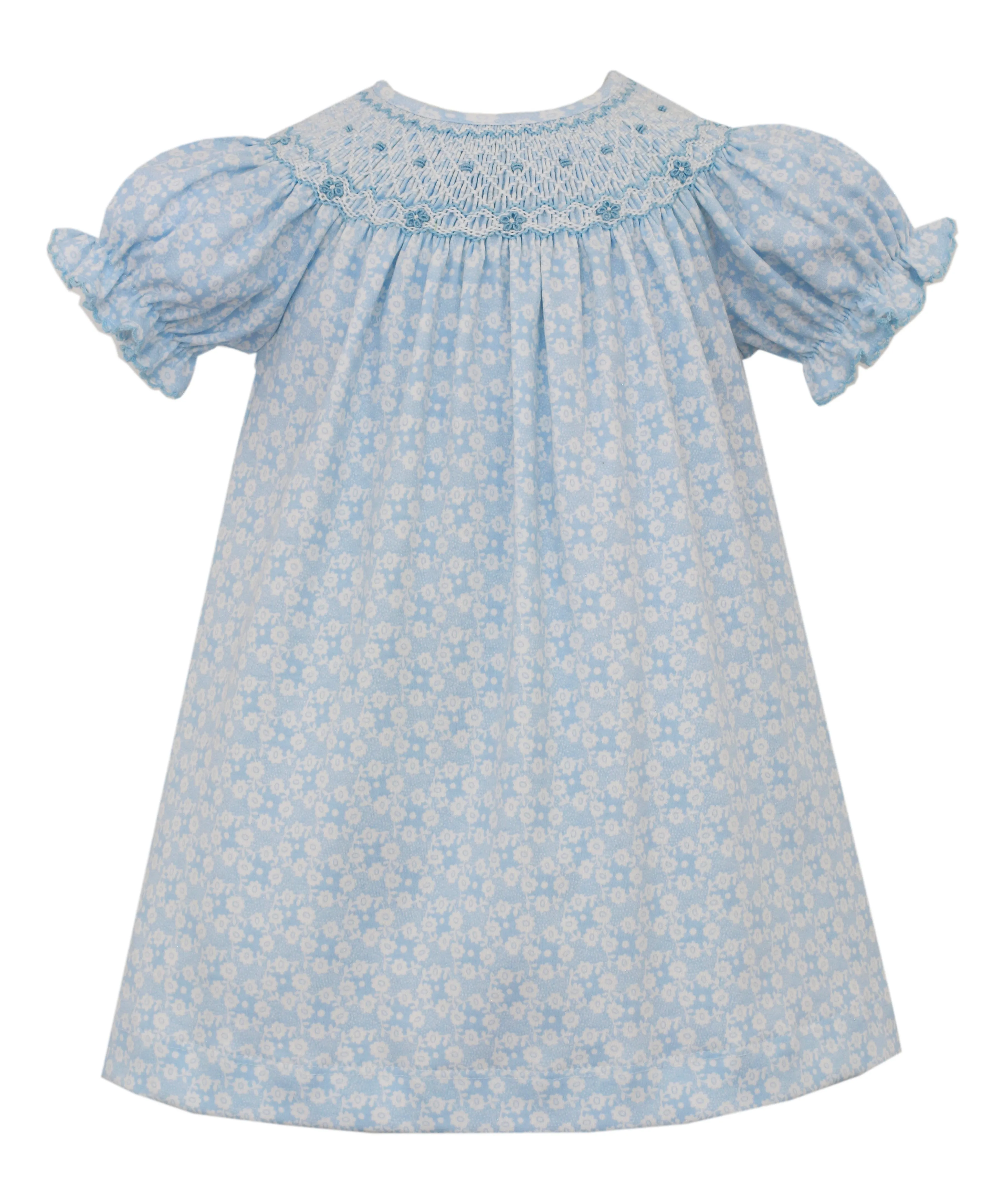 Petit Bebe Liberty London Smocked Knit Footie