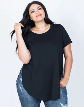 Plus Size Jamie Slit Tee