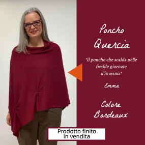 Poncho Quercia Bordeaux