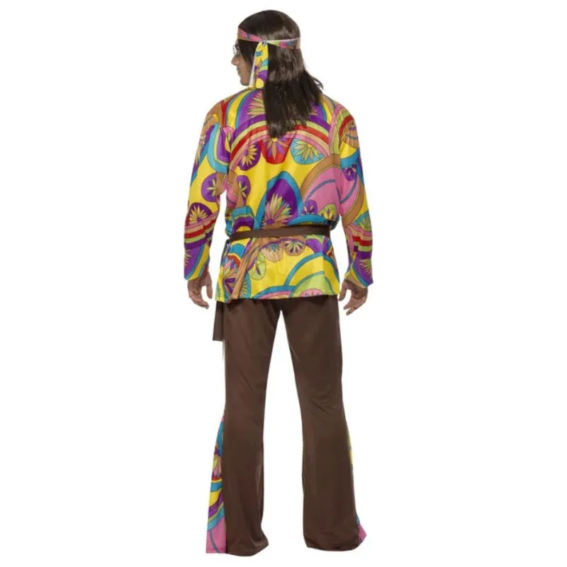 Psychedelic Hippie Man Costume