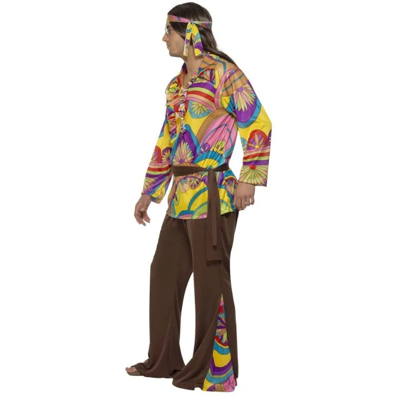 Psychedelic Hippie Man Costume