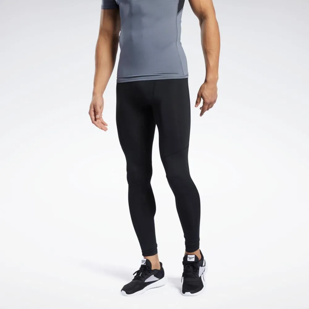 Reebok Apparel Men Workout Ready Compression Tights BLACK