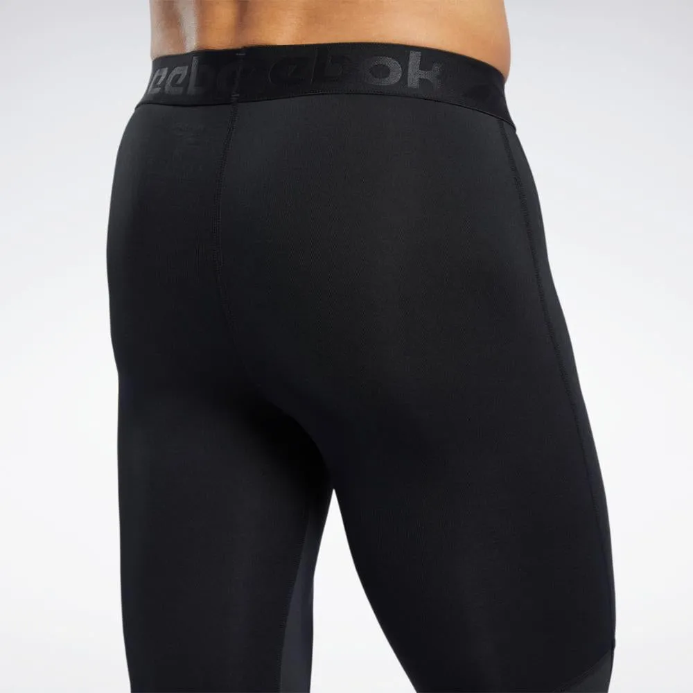 Reebok Apparel Men Workout Ready Compression Tights BLACK