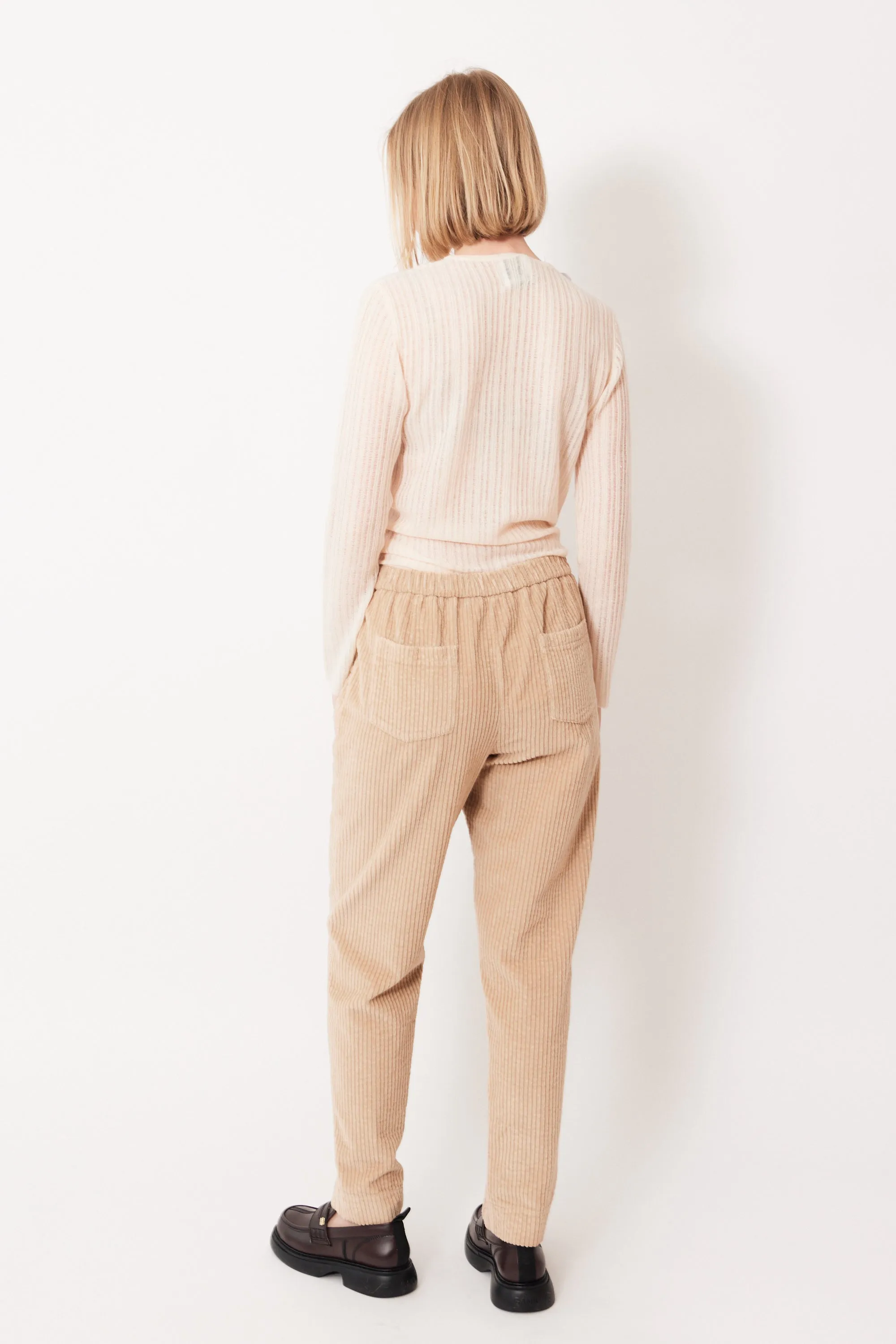 Rosso 35 Wide Wale Corduroy Elasticated Back Pant