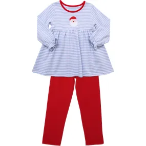 Santa Ruffle Pants Set