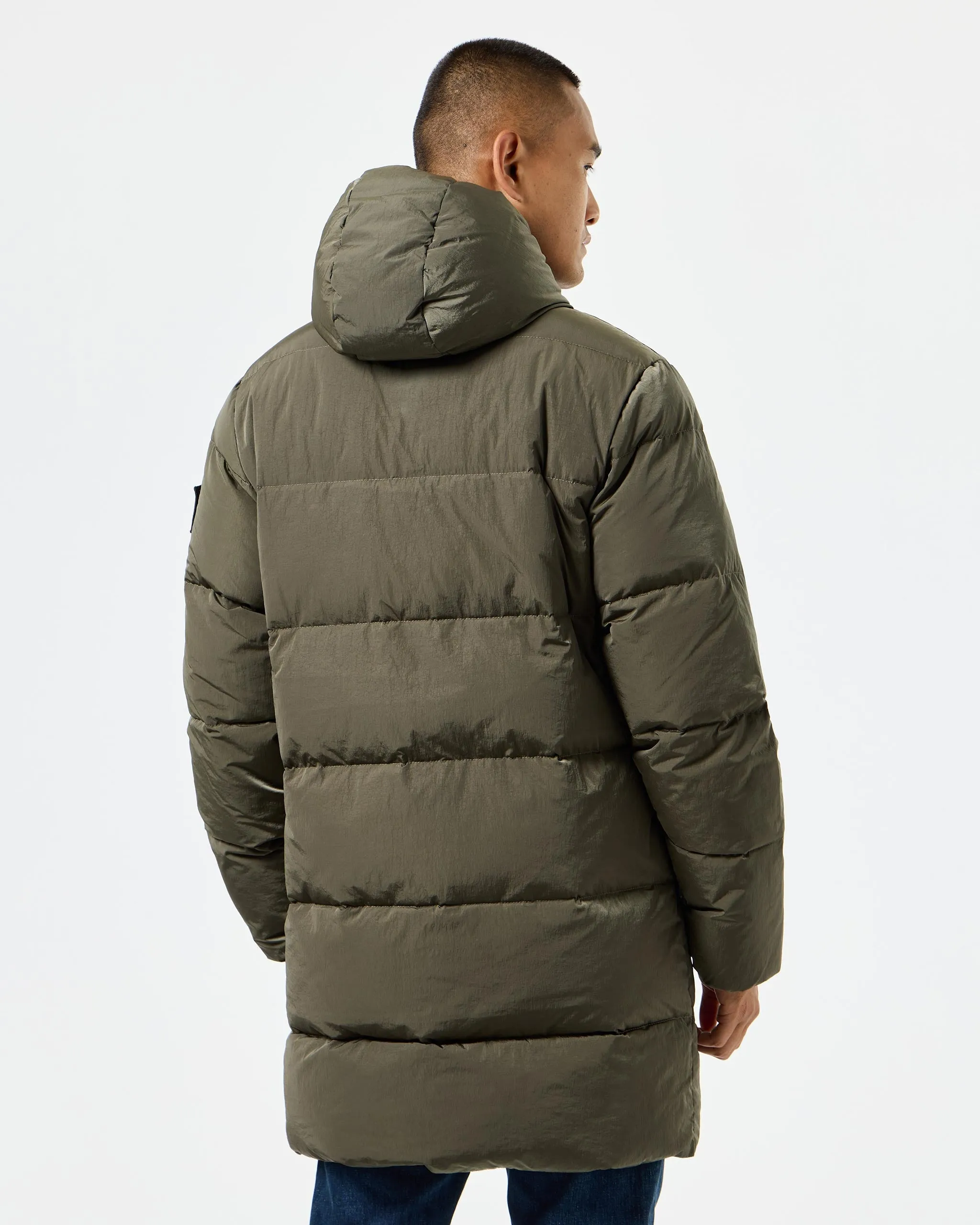 Sapporo Longline Down Jacket Castle Green