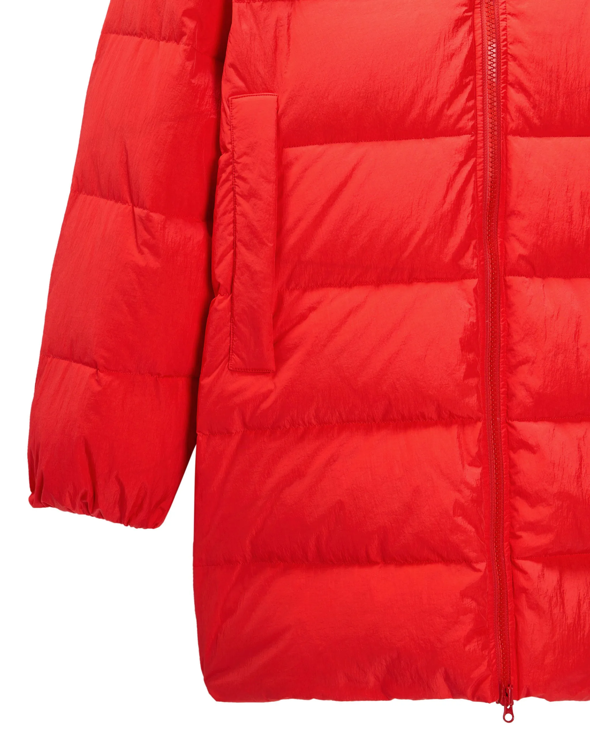 Sapporo Longline Down Jacket Cayenne Red