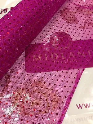 Sequin 3mm fabric sparkly shiny american knit 100cm Clothing M66 Mtex