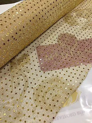 Sequin 3mm fabric sparkly shiny american knit 100cm Clothing M66 Mtex