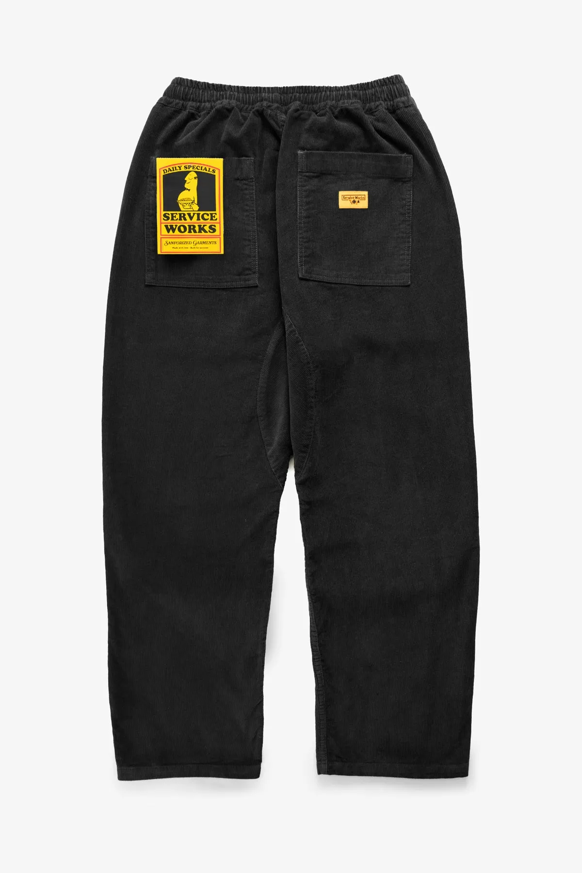 Service Works - Corduroy Chef Pants - Black