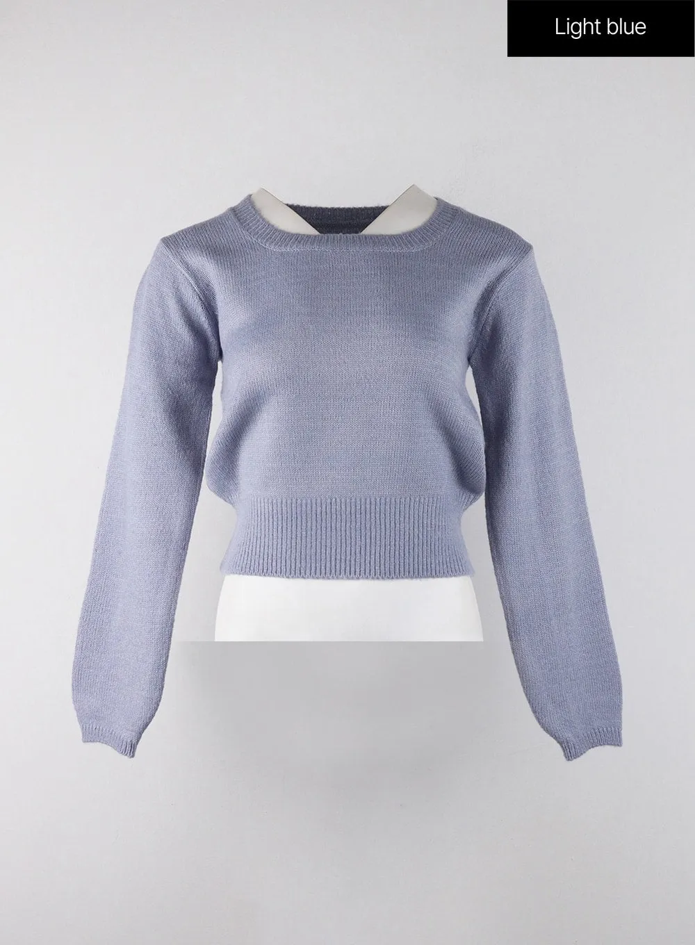 Square Neck Knit Sweater OD329