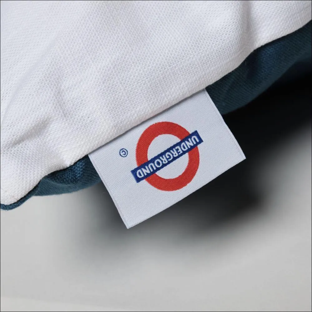 St. Johns Wood London Underground Tube Station Roundel Cushion