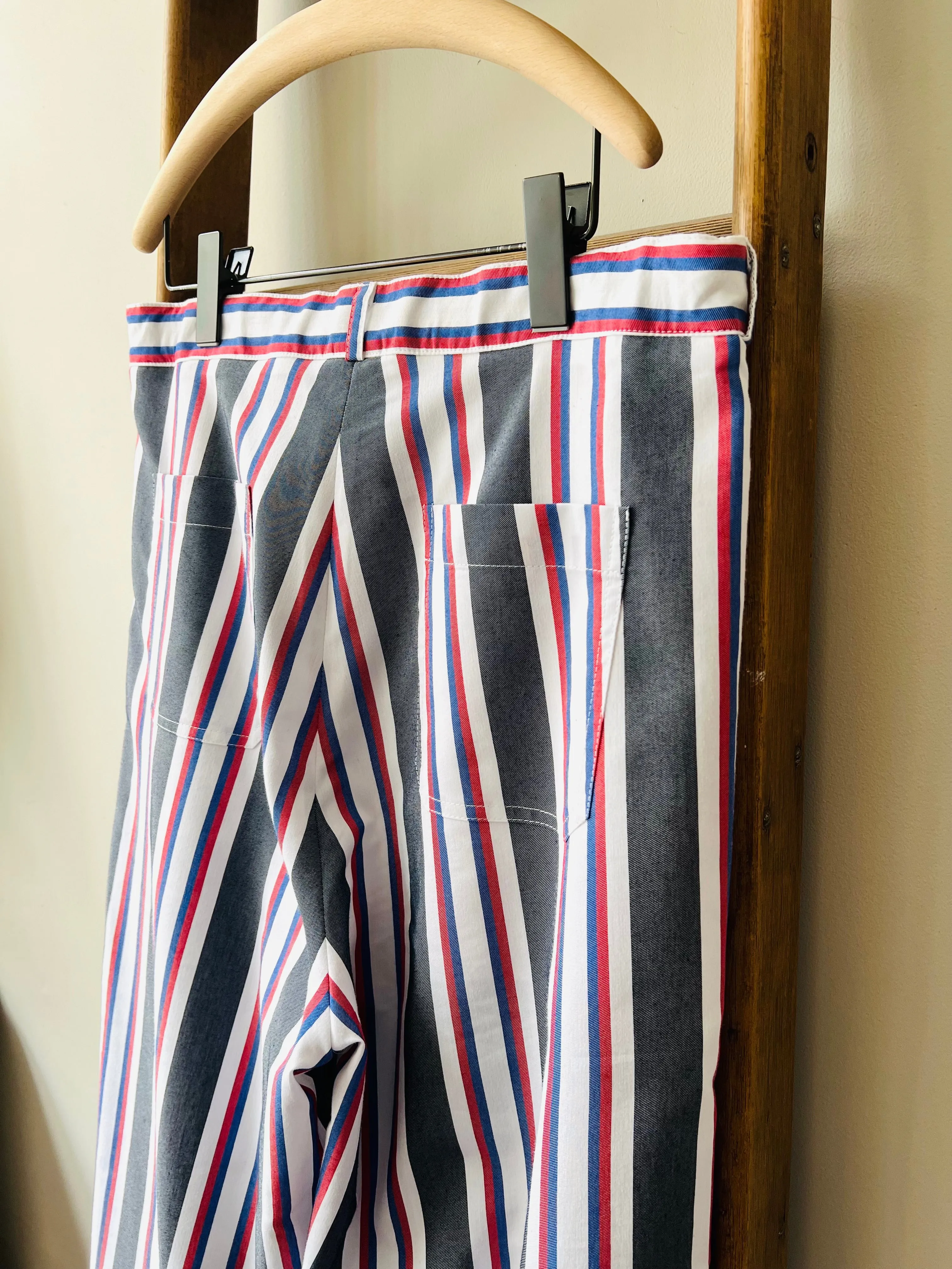 Stripe Wide Trouser