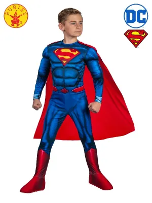 SUPERMAN DELUXE COSTUME, CHILD