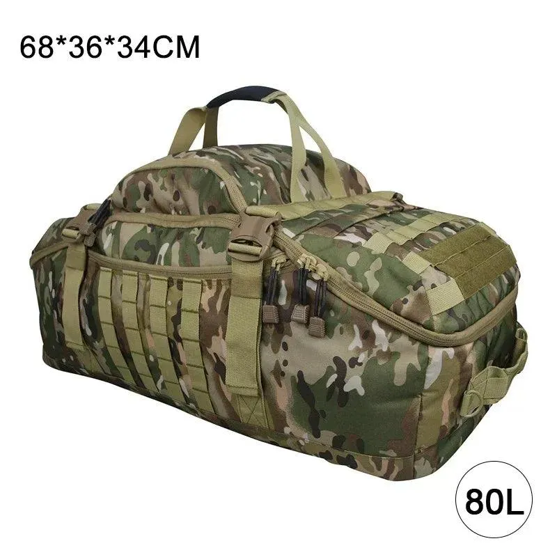 Tactical Duffel Bag - Waterproof, Adjustable Strap