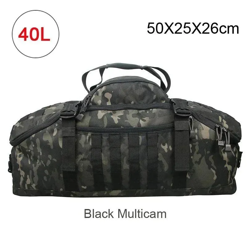 Tactical Duffel Bag - Waterproof, Adjustable Strap