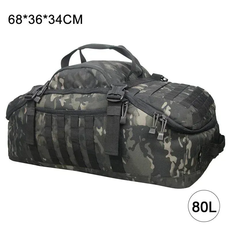 Tactical Duffel Bag - Waterproof, Adjustable Strap