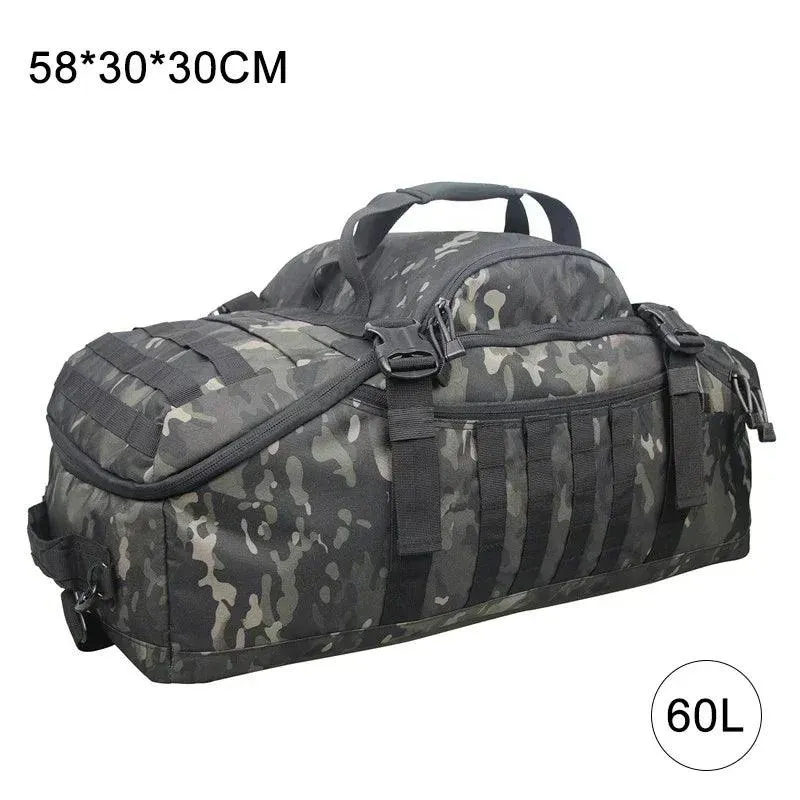 Tactical Duffel Bag - Waterproof, Adjustable Strap