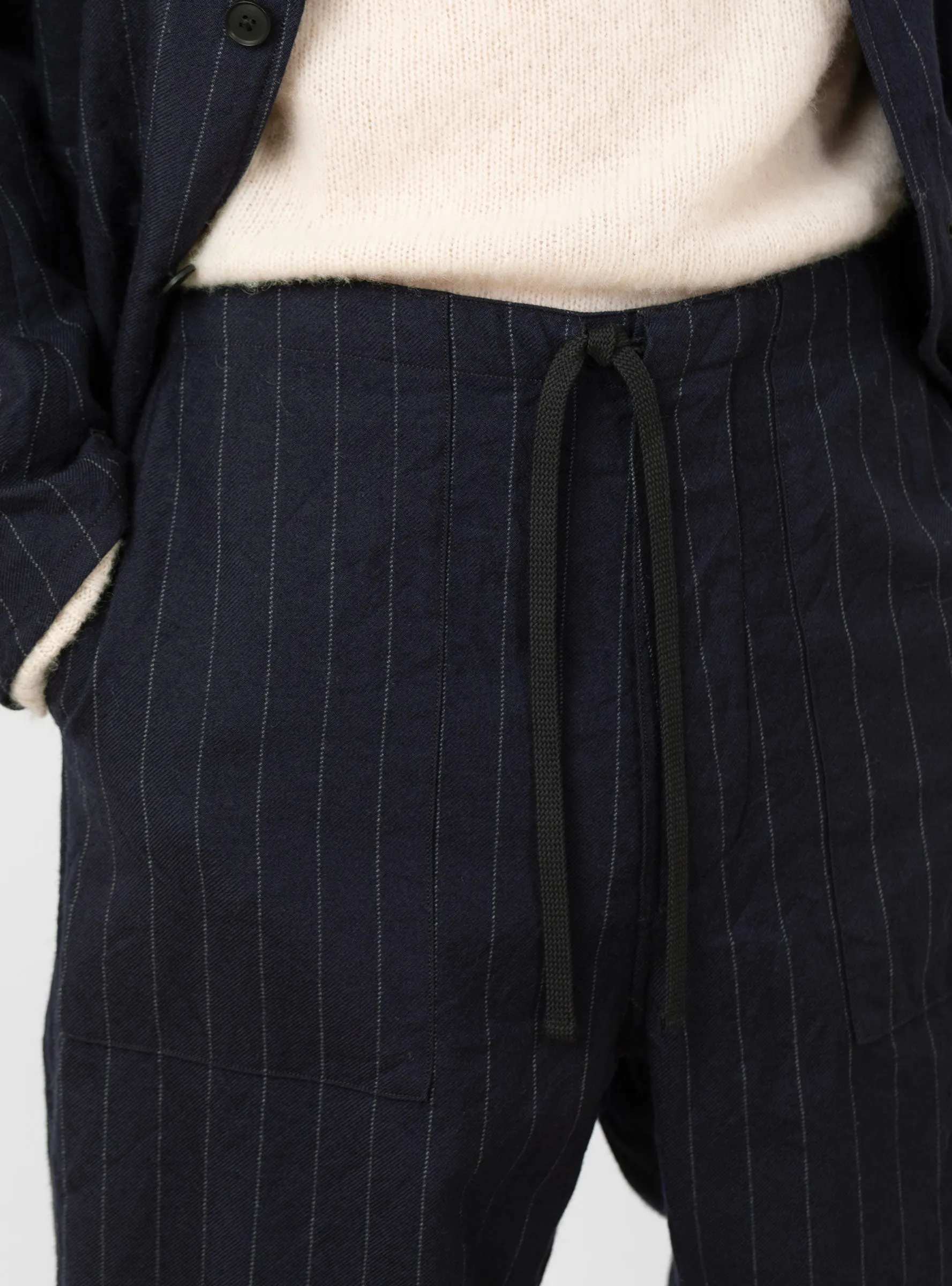 Take Easy Baker Pants Navy Stripe