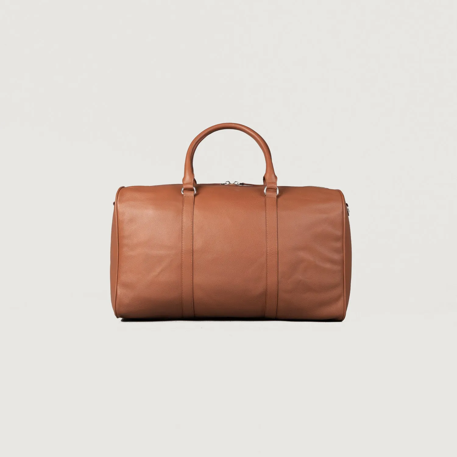 The Darrio Brown Leather Duffle Bag