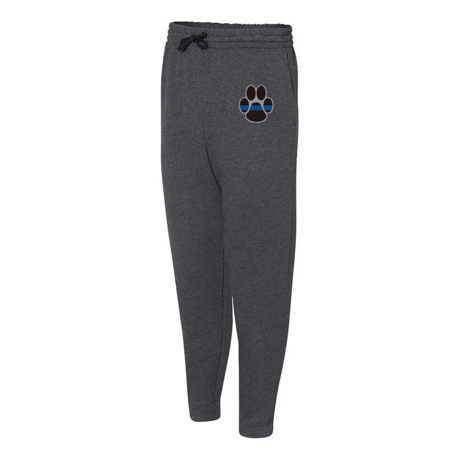 Thin Blue Line K-9 Paw Joggers