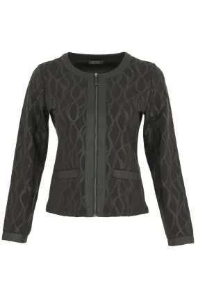 TIMELESS LEATHER TREND ZIP JACKET