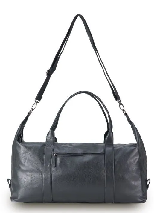 Tosca - VG012 Vegan Leather Duffle bag - Black