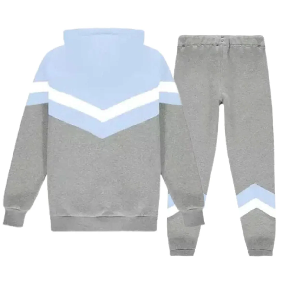 Trapstar V Stripe Hoodie Tracksuit Grey