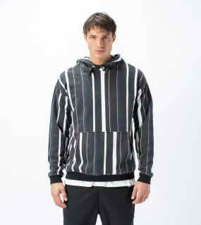 Triumvirate Rugger Hood Sweat Black/Milk - Sale