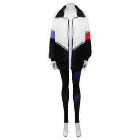 Valorant Jett Cosplay Costume T-shirt Pants Outfits Halloween Carnival Suit