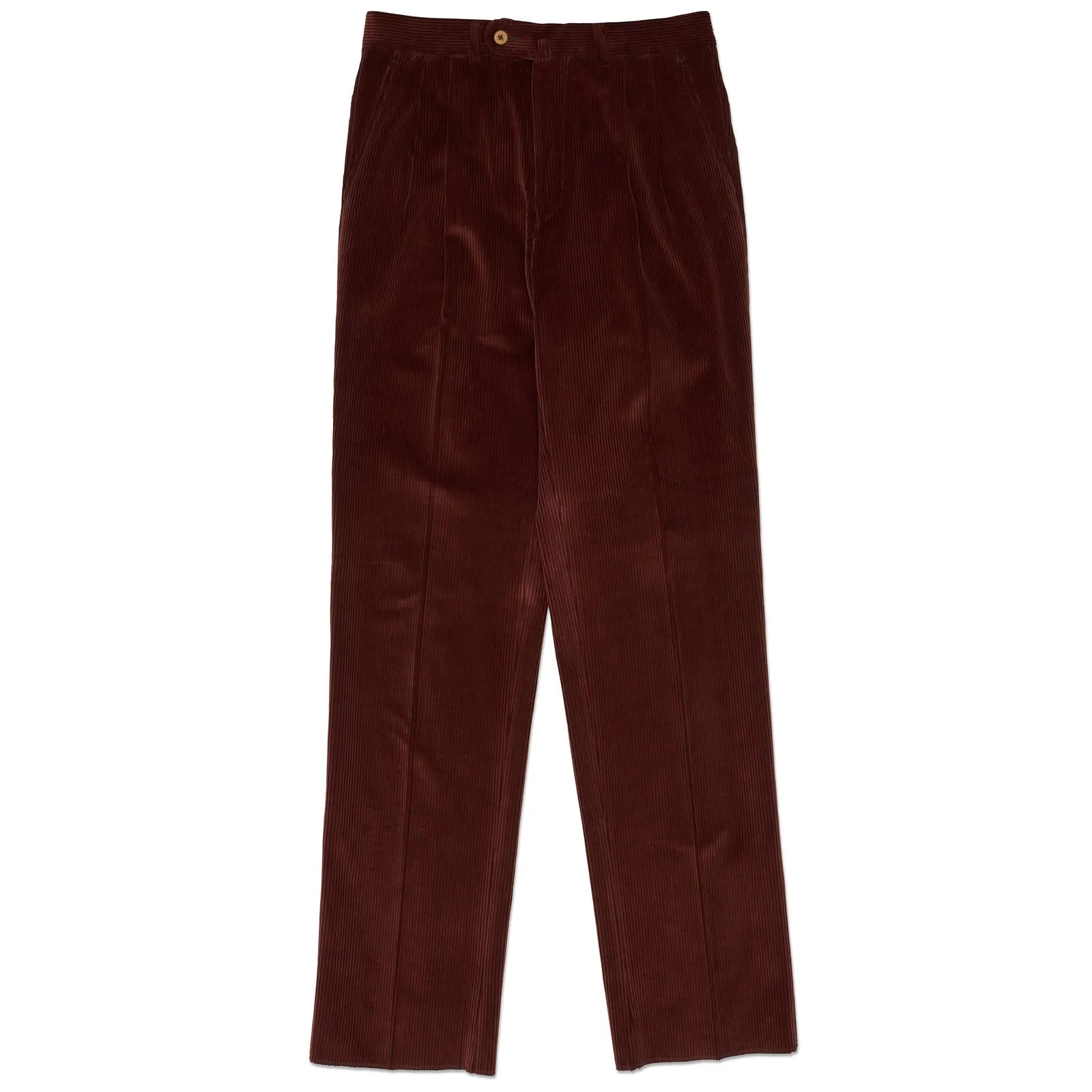 VANNUCCI MILANO Brown Corduroy Dress Pants NEW EU 46 NEW US 30