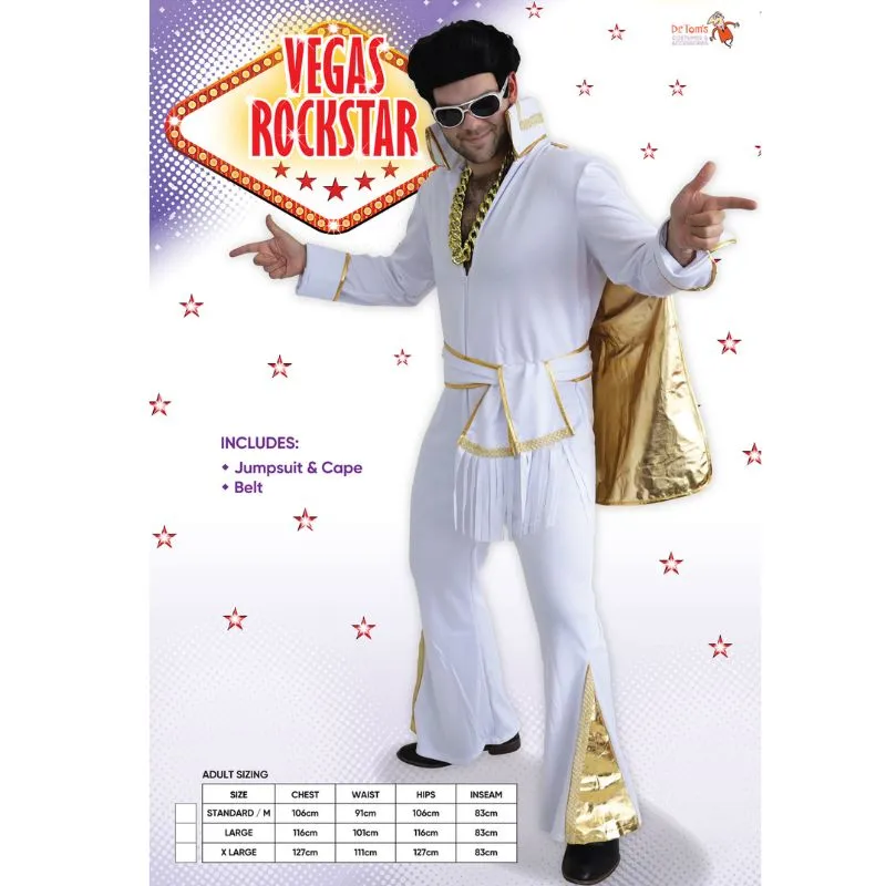 Vegas Rockstar Male Costume