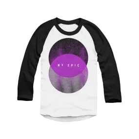 Venn White/Black - Baseball Tee