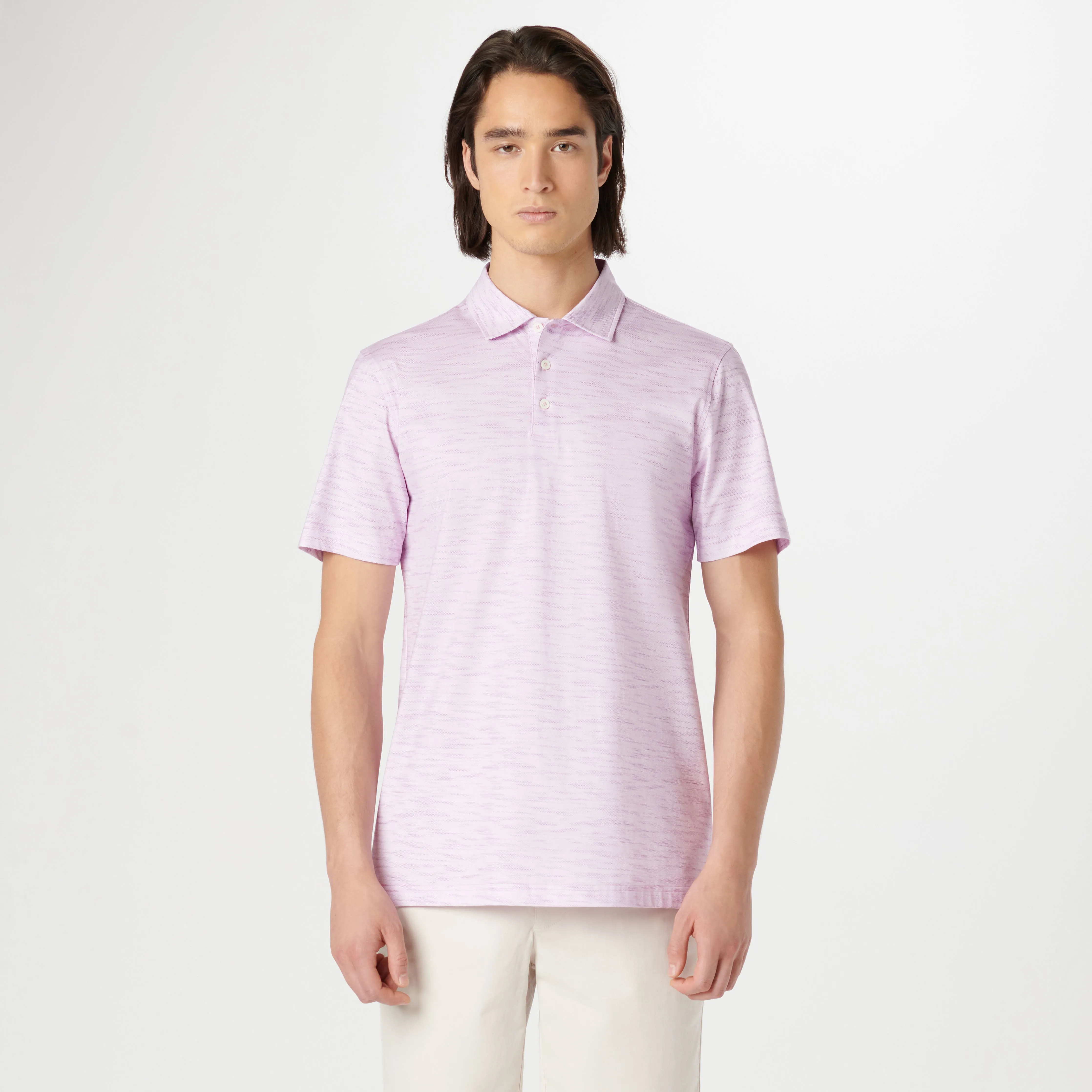 Victor Stitch Print OoohCotton Polo