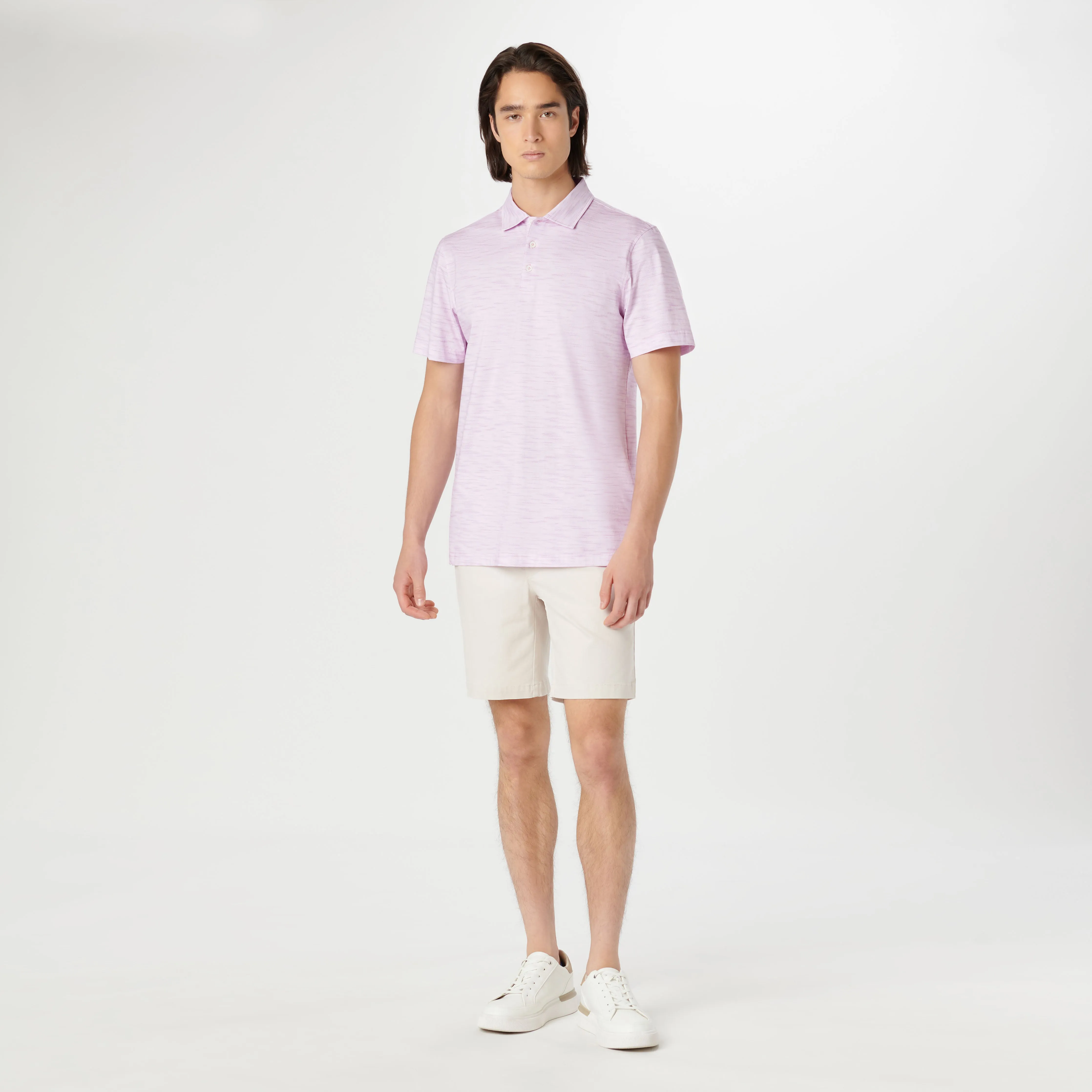 Victor Stitch Print OoohCotton Polo