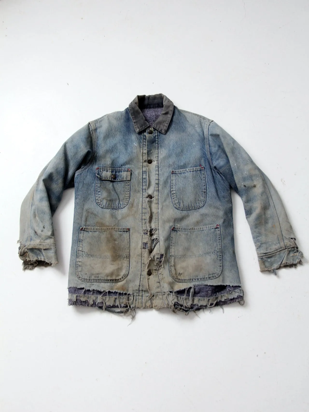 vintage Sears denim barn coat