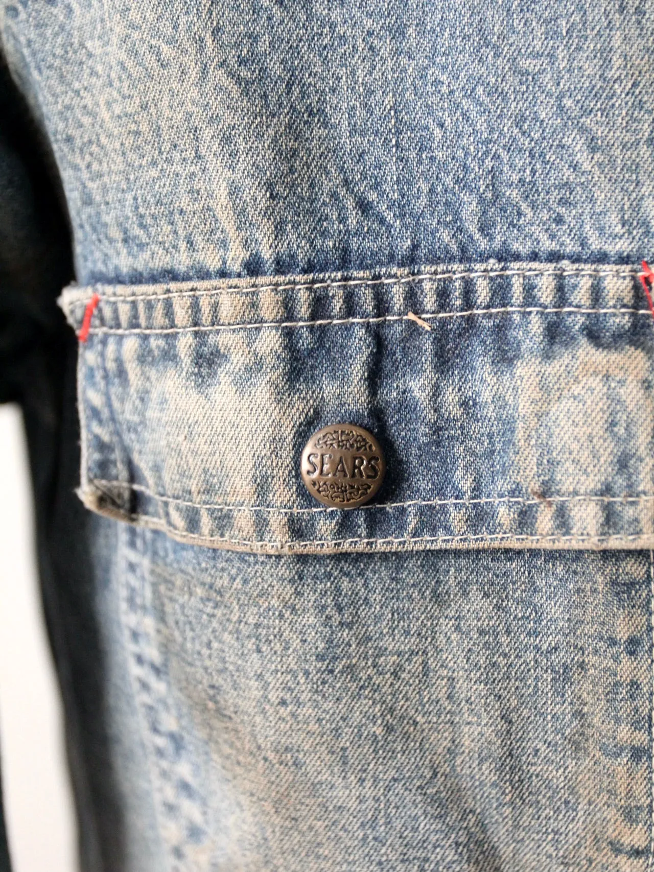 vintage Sears denim barn coat