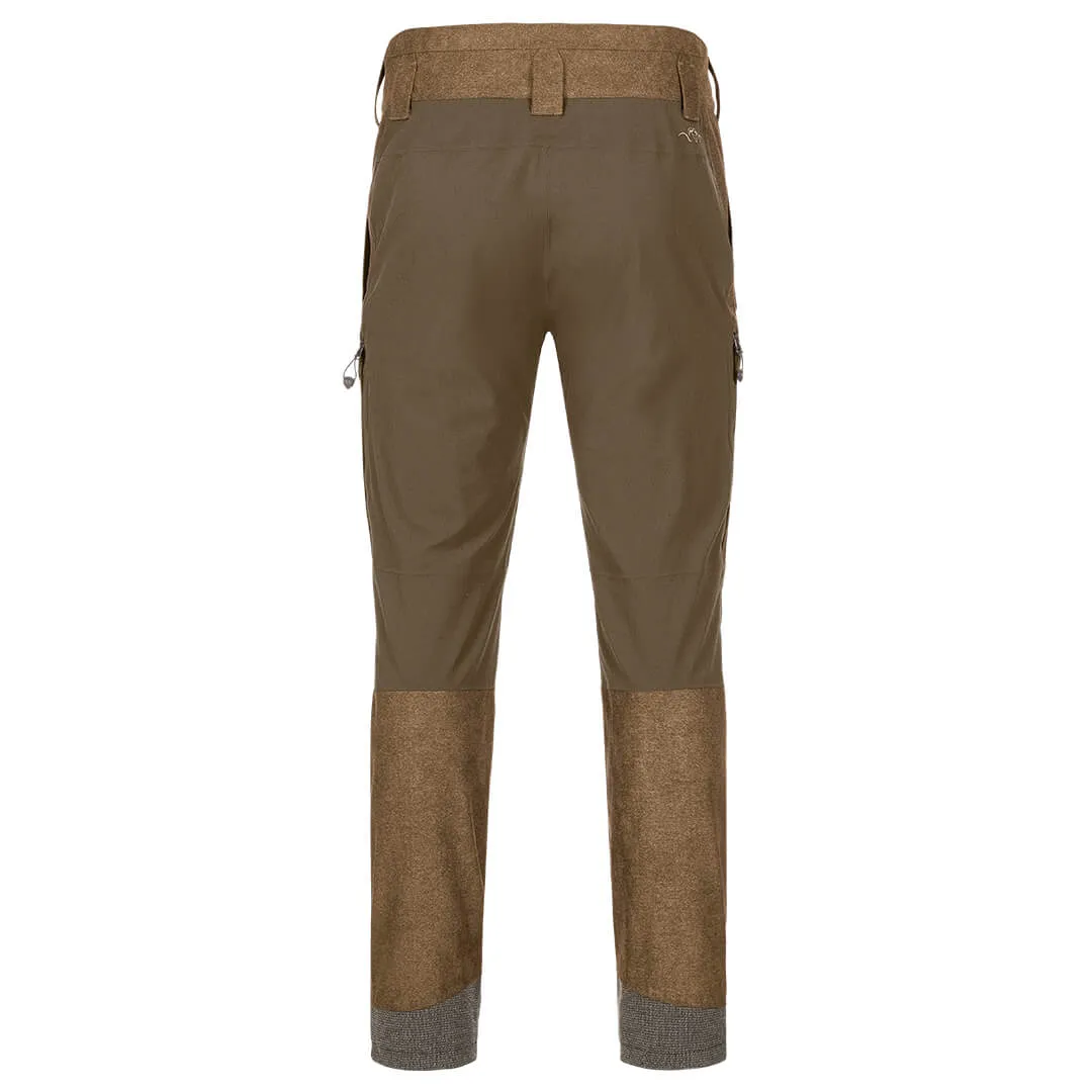 Vintage Trousers Ake 22 - Dark Brown Melange by Blaser