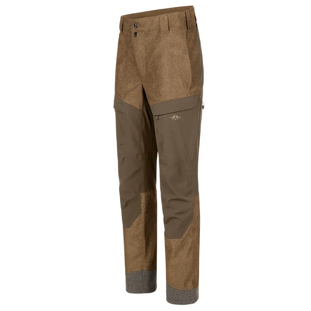 Vintage Trousers Ake 22 - Dark Brown Melange by Blaser