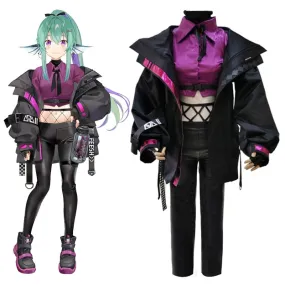 Virtual YouTuber Nijisanji LazuLight Portrait Finana Ryugu February 2023 Costume Cosplay Costume