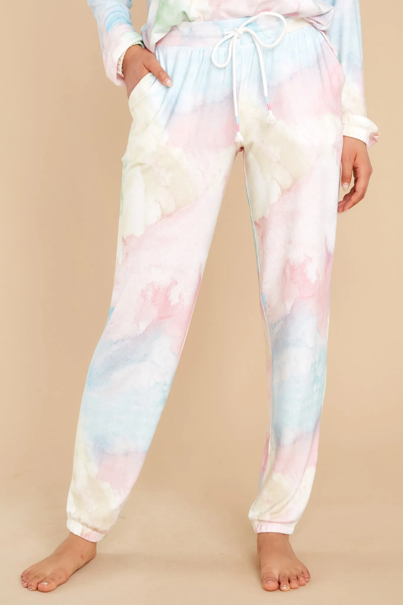 Watercolor Expressions Multi Banded Pants