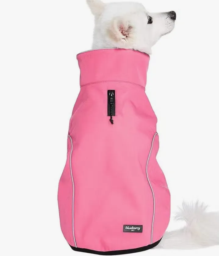 Waterproof Jacket Reflective Softshell Jacket in Brink Pink