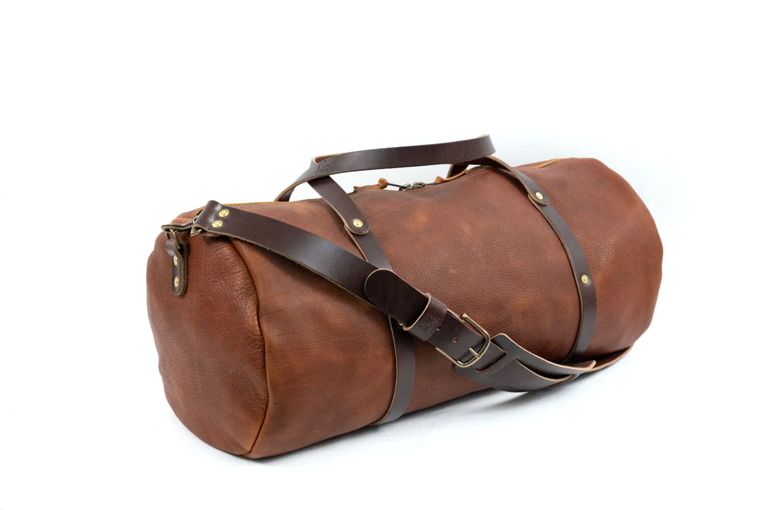 WILLIAM LEATHER DUFFLE BAG