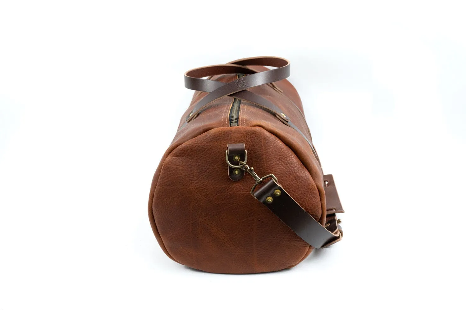 WILLIAM LEATHER DUFFLE BAG