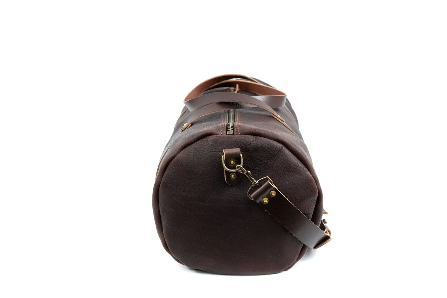 WILLIAM LEATHER DUFFLE BAG