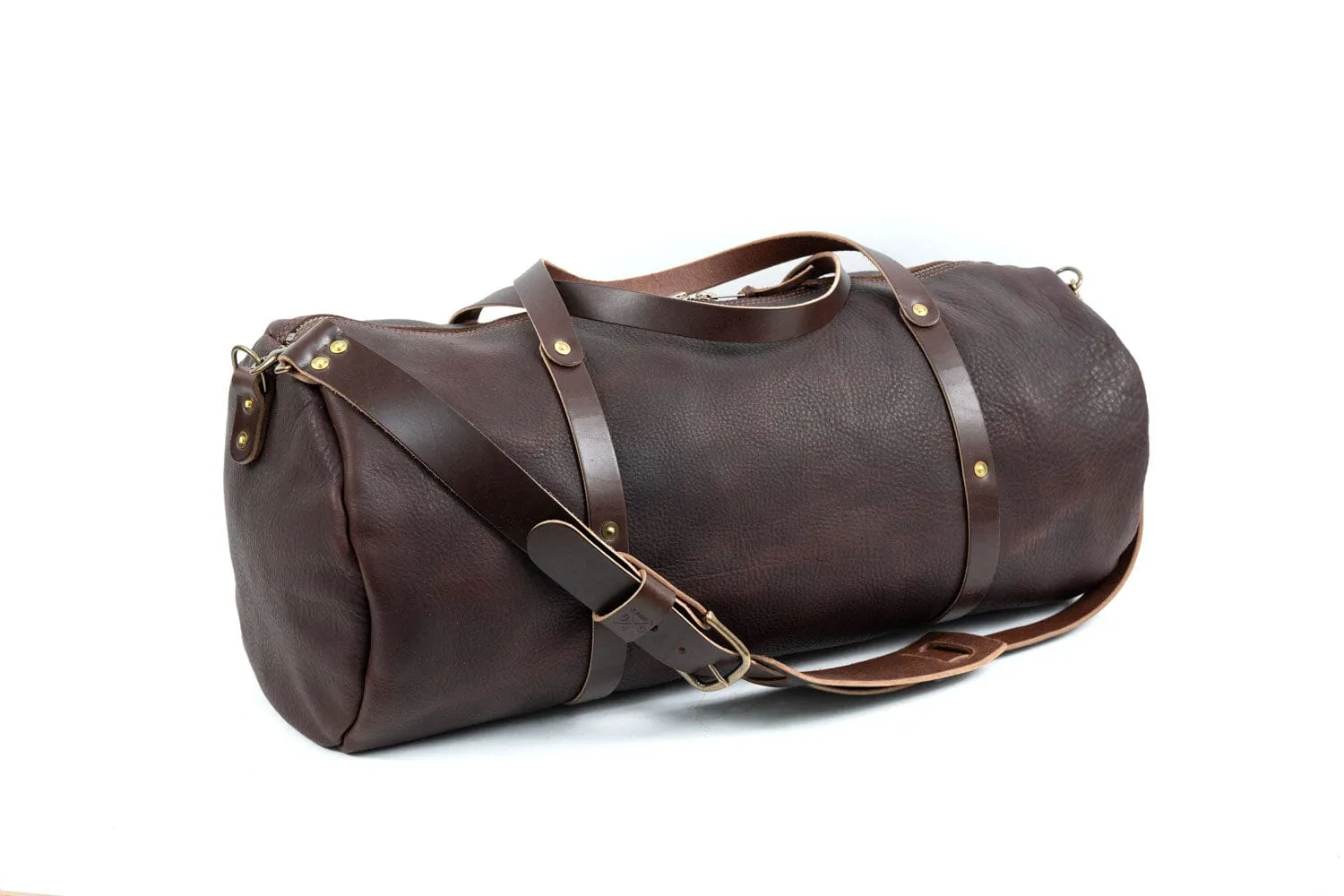 WILLIAM LEATHER DUFFLE BAG